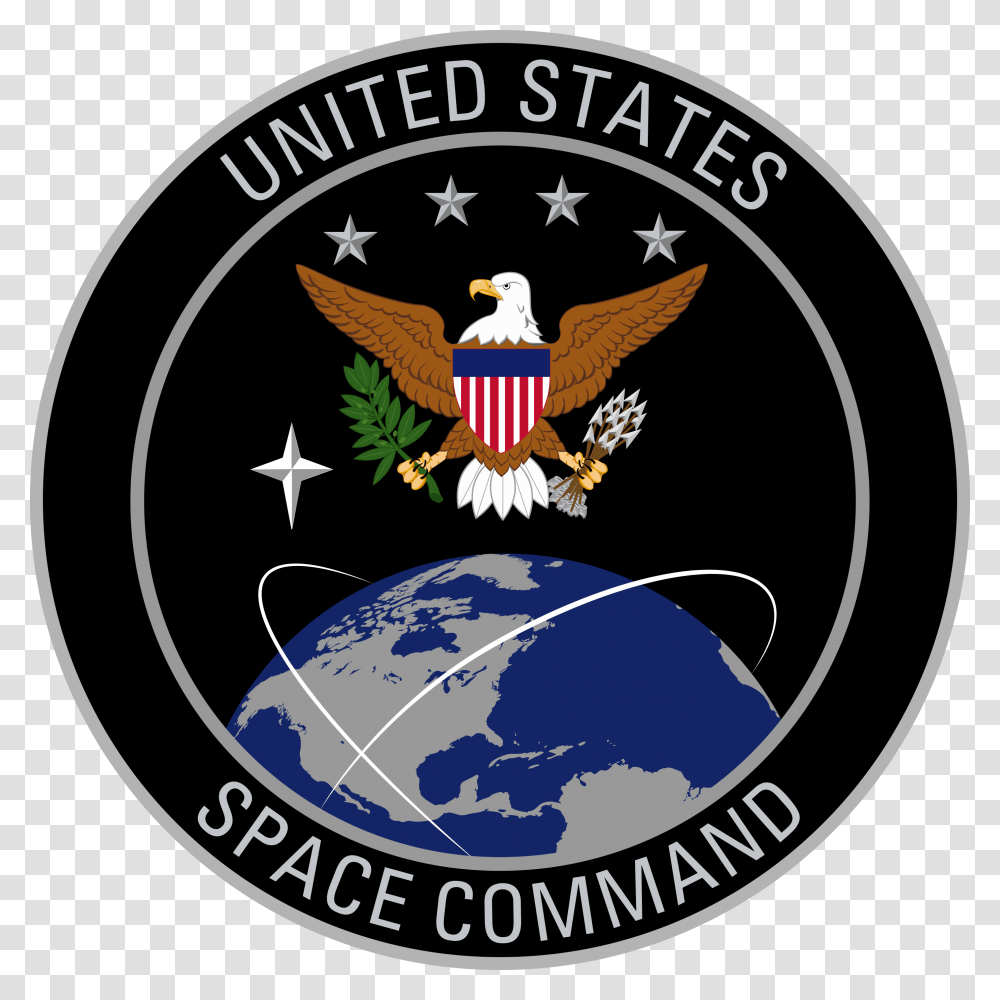 United States Space Command Emblem Us Space Command Logo, Symbol, Trademark, Rug, Badge Transparent Png