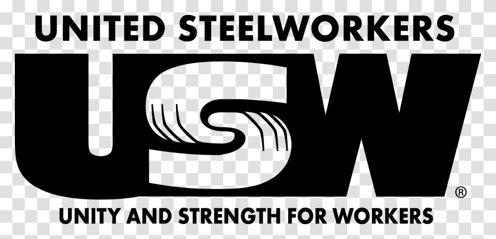 United Steelworkers Union Logo, Label, Alphabet Transparent Png