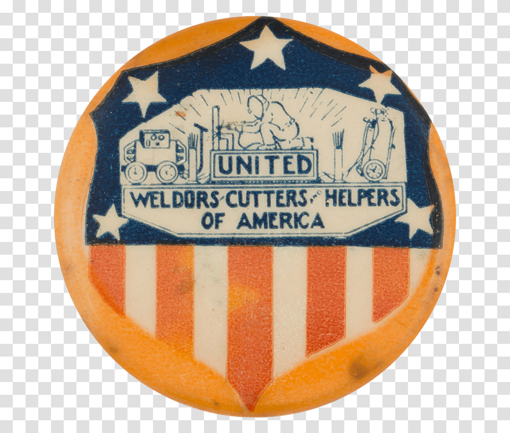 United Weldors Cutters And Helpers Of America Club Label, Logo, Trademark, Badge Transparent Png