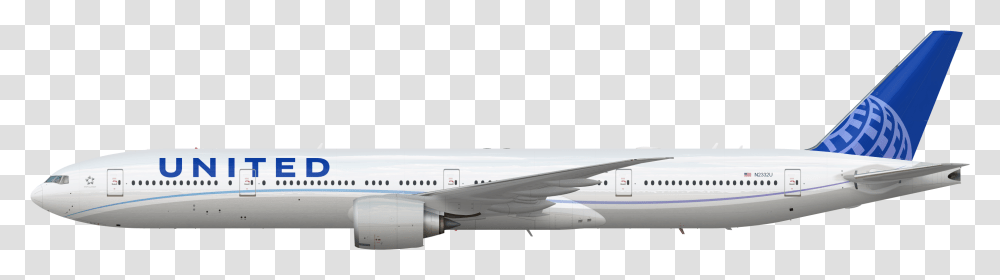 United Widebody New Livery, Airplane, Aircraft, Vehicle, Transportation Transparent Png