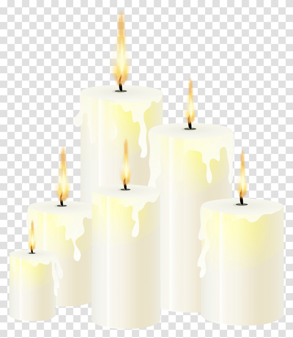 Unity Candle Flameless Candle Wax Product Design Advent Candle, Wedding Cake, Dessert, Food, Fire Transparent Png
