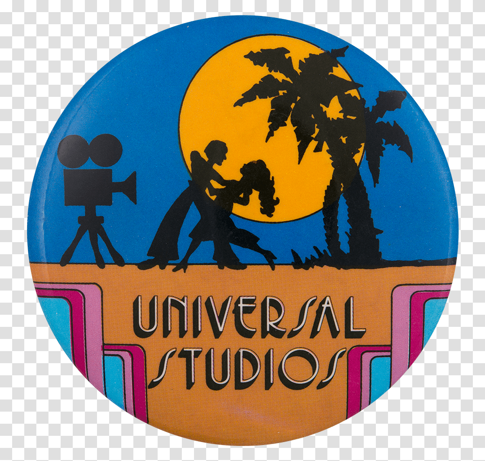 Universal Studios Entertainment Button Museum Circle, Logo, Trademark, Badge Transparent Png