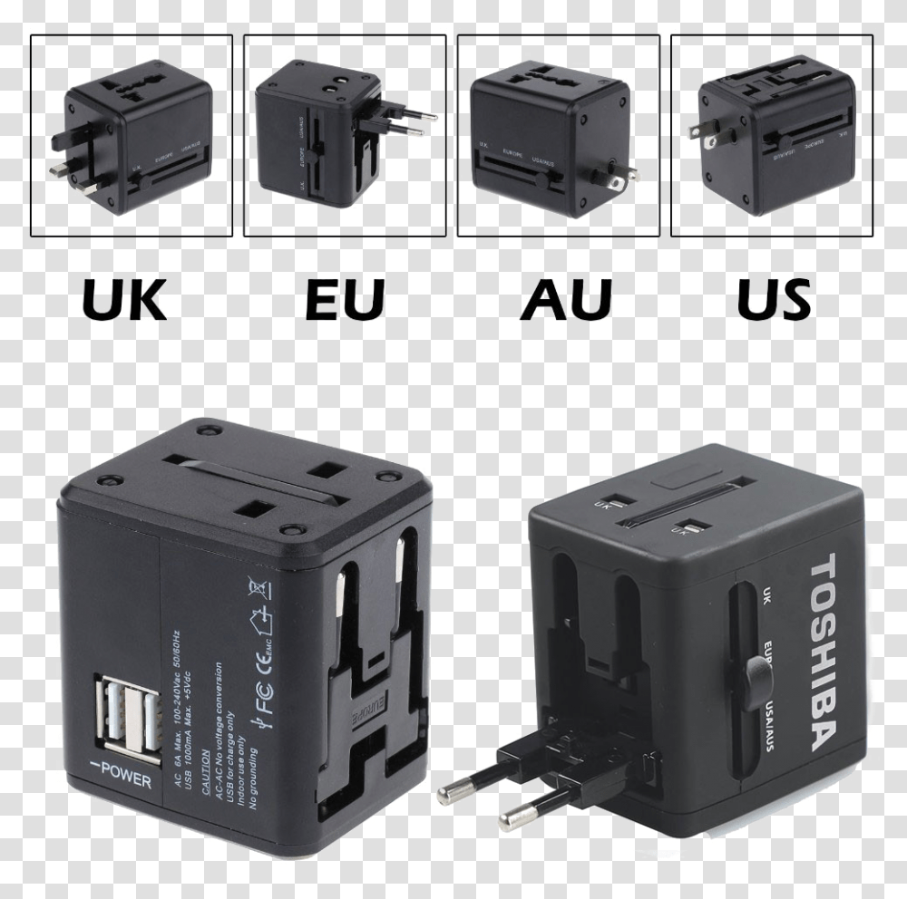 Universal Travel Adapter Image Promate Travel Adapter, Electrical Device, Machine, Plug, Fuse Transparent Png