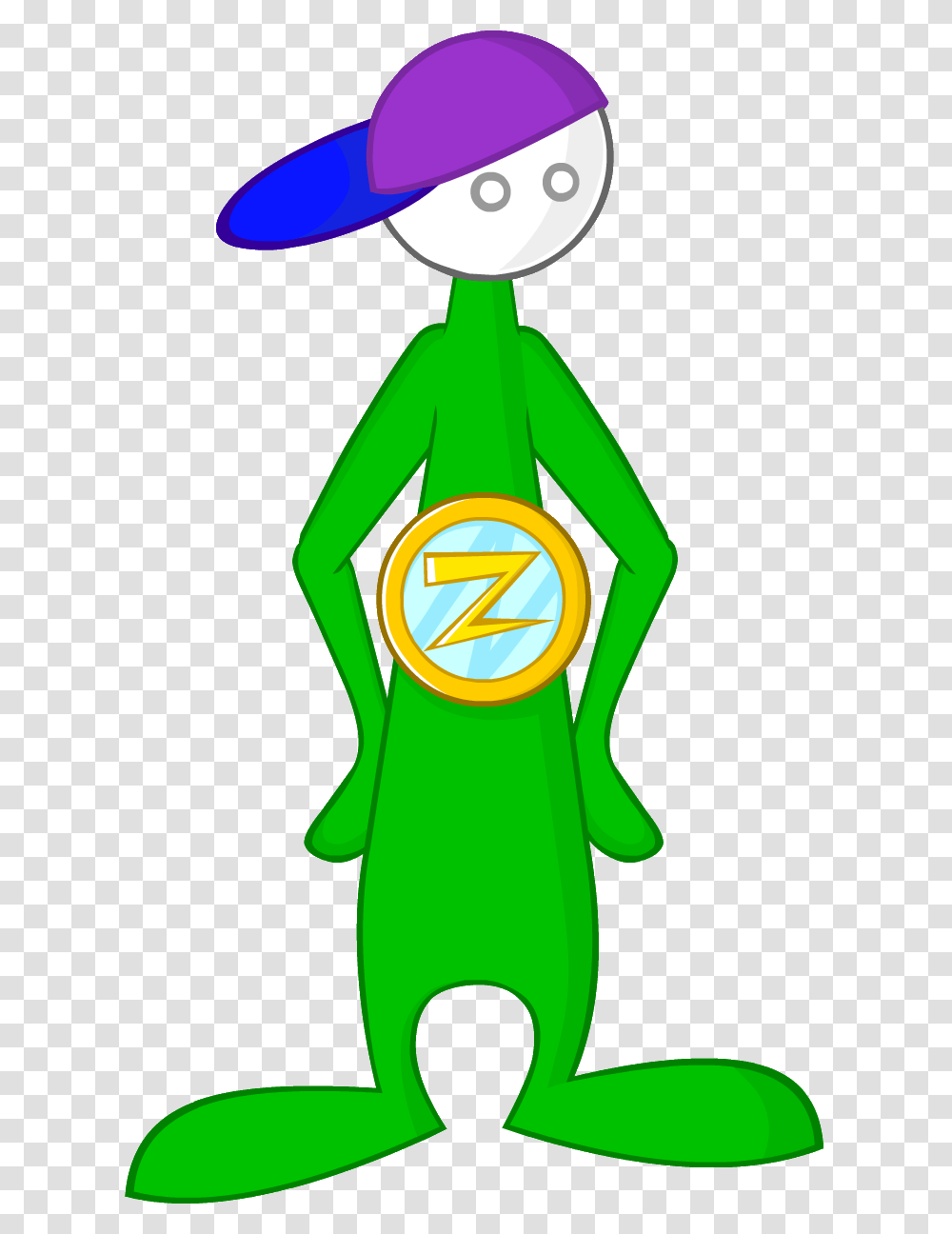 Universe Archives Coach Z Homestar Runner, Green, Recycling Symbol, Sleeve Transparent Png