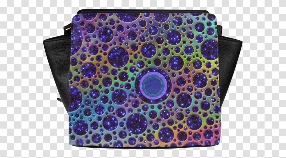 Universe Dots Grid Colored Pattern Satchel Bag Wristlet, Purse, Handbag, Accessories, Accessory Transparent Png