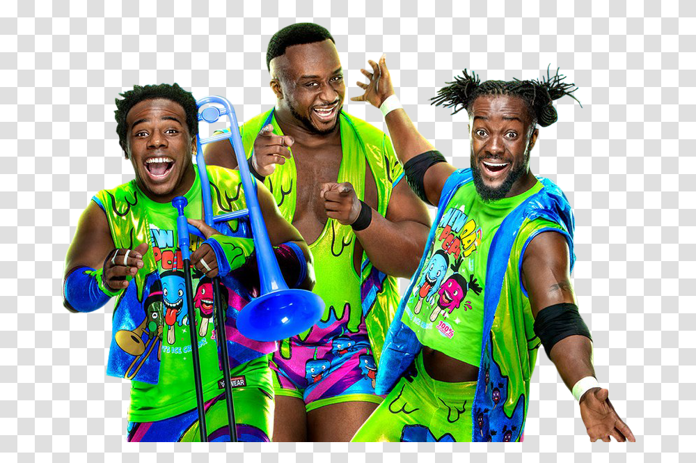 Universe Of Smash Bros Lawl Wiki Wwe New Day, Person, Festival, Crowd, Musician Transparent Png