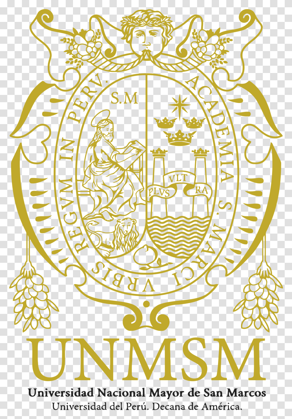 Universidad San Marcos Escudo, Logo, Trademark, Emblem Transparent Png