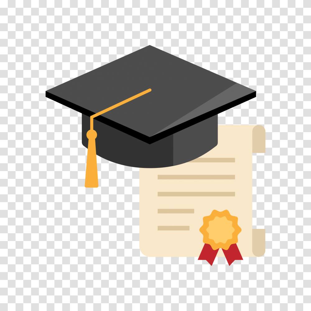 University Diploma Or Certificate Flat Icon Vector, Mailbox, Letterbox, Graduation Transparent Png