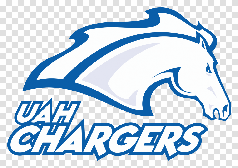 University Of Alabama Huntsville Chargers Logo Uah Chargers, Sea Life, Animal, Mammal, Dolphin Transparent Png