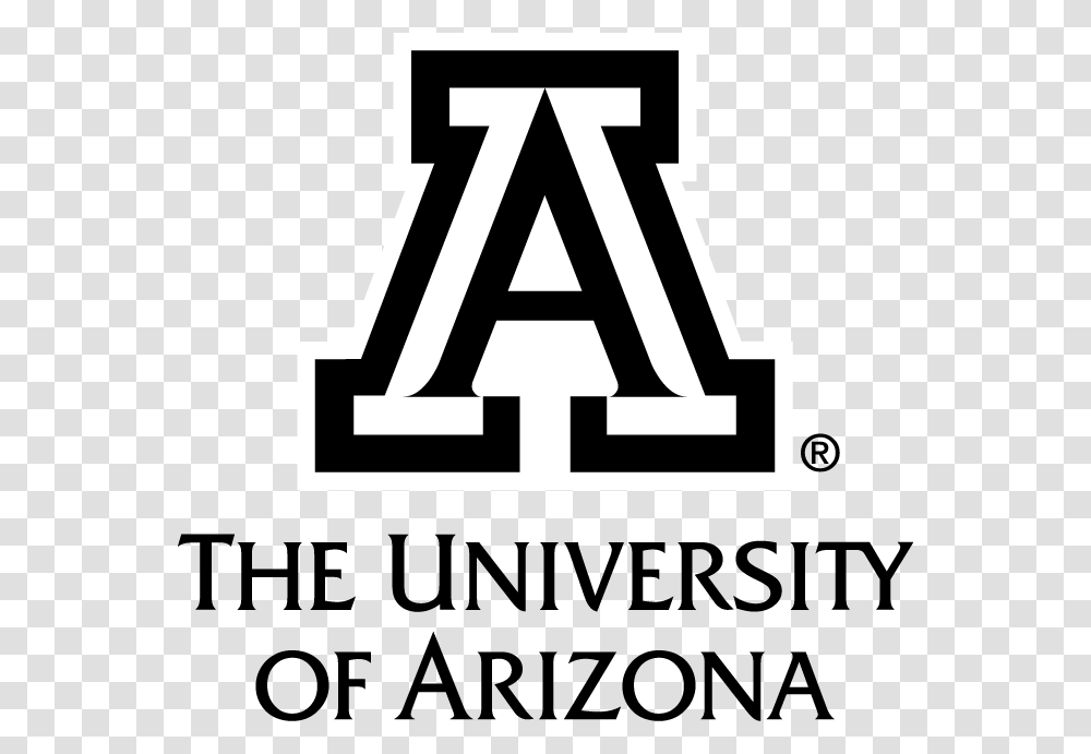 University Of Arizona Logo White, Word, Label Transparent Png
