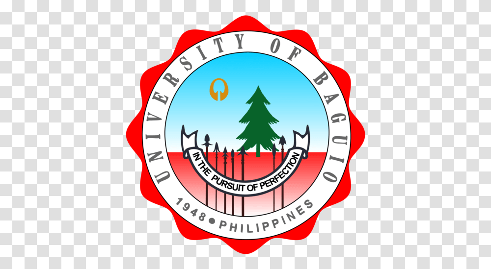 University Of Baguio University Of Baguio Logo, Compass, Symbol, Trademark, Text Transparent Png
