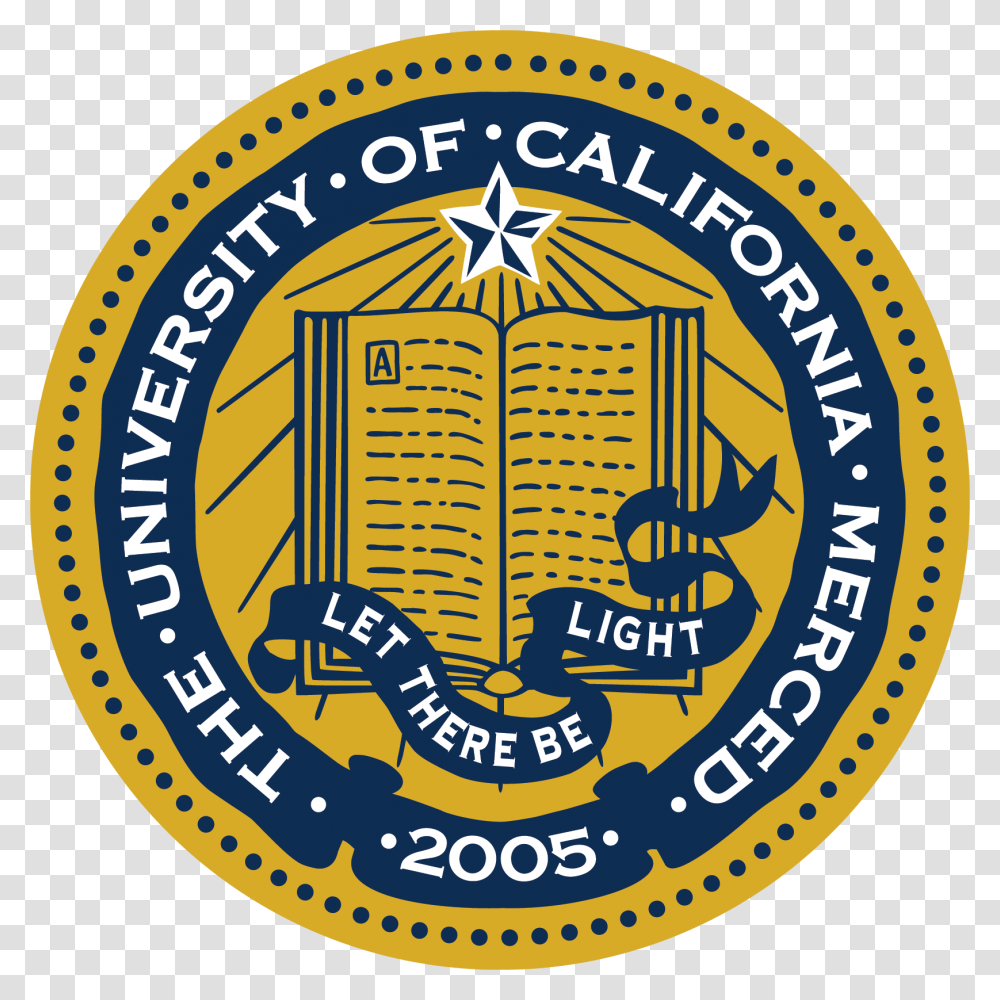 University Of California Merced Seal, Logo, Trademark, Badge Transparent Png