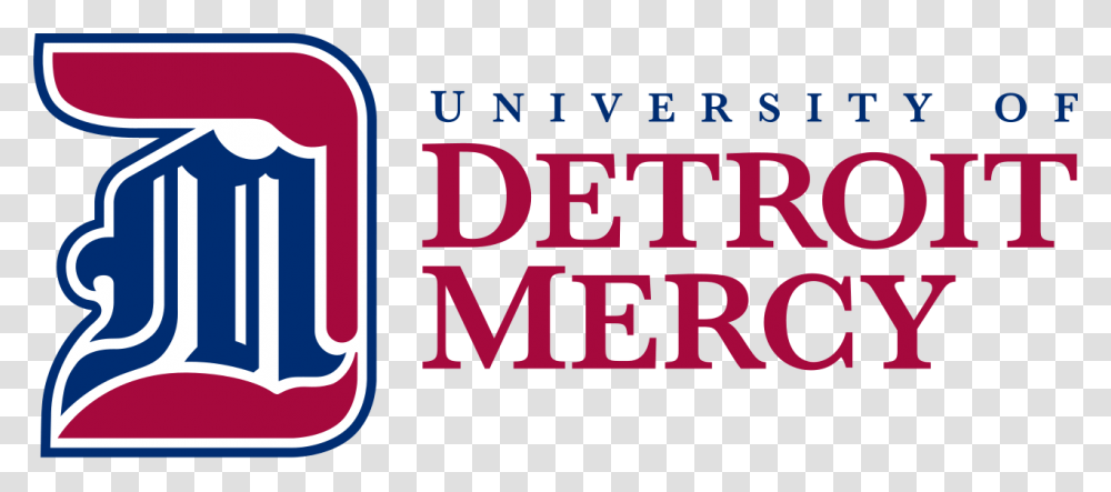 University Of Detroit Mercy New Logo, Trademark, Alphabet Transparent Png