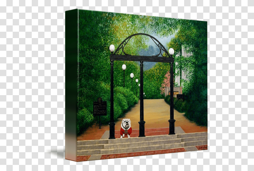 University Of Georgia Arches, Gate, Fire Hydrant, Outdoors, Grass Transparent Png