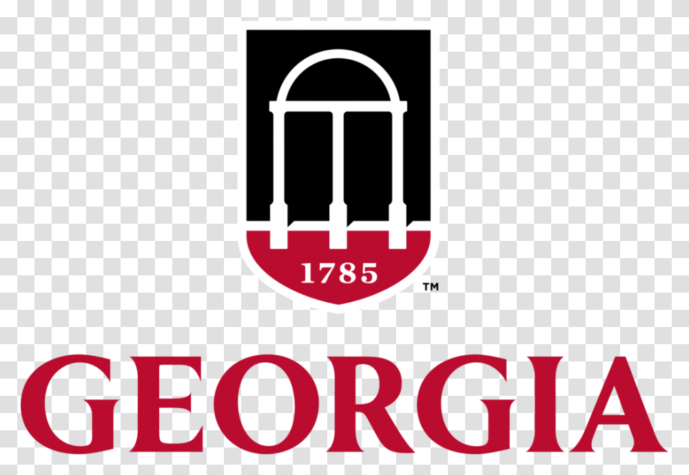 University Of Georgia Secondary Shield Logo University Of Georgia Logo, Alphabet, Label Transparent Png