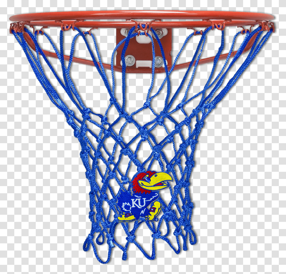 University Of Kansas Basketball Net Basketball Net, Team Sport, Sports, Hoop, Rug Transparent Png
