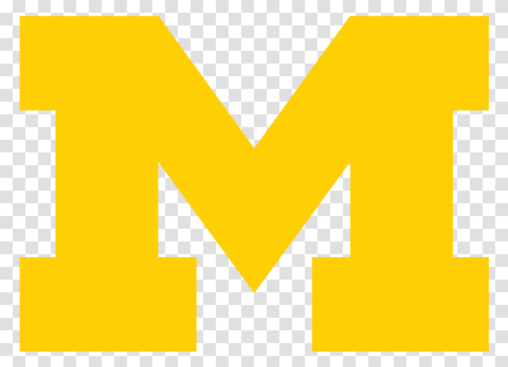 University Of Michigan Logo Download University Of Michigan M, Sign, Lighting Transparent Png