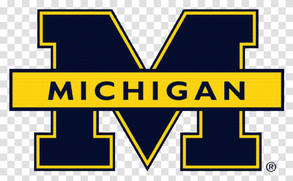 University Of Michigan Logo Michigan College Football, Text, Car, Vehicle, Transportation Transparent Png