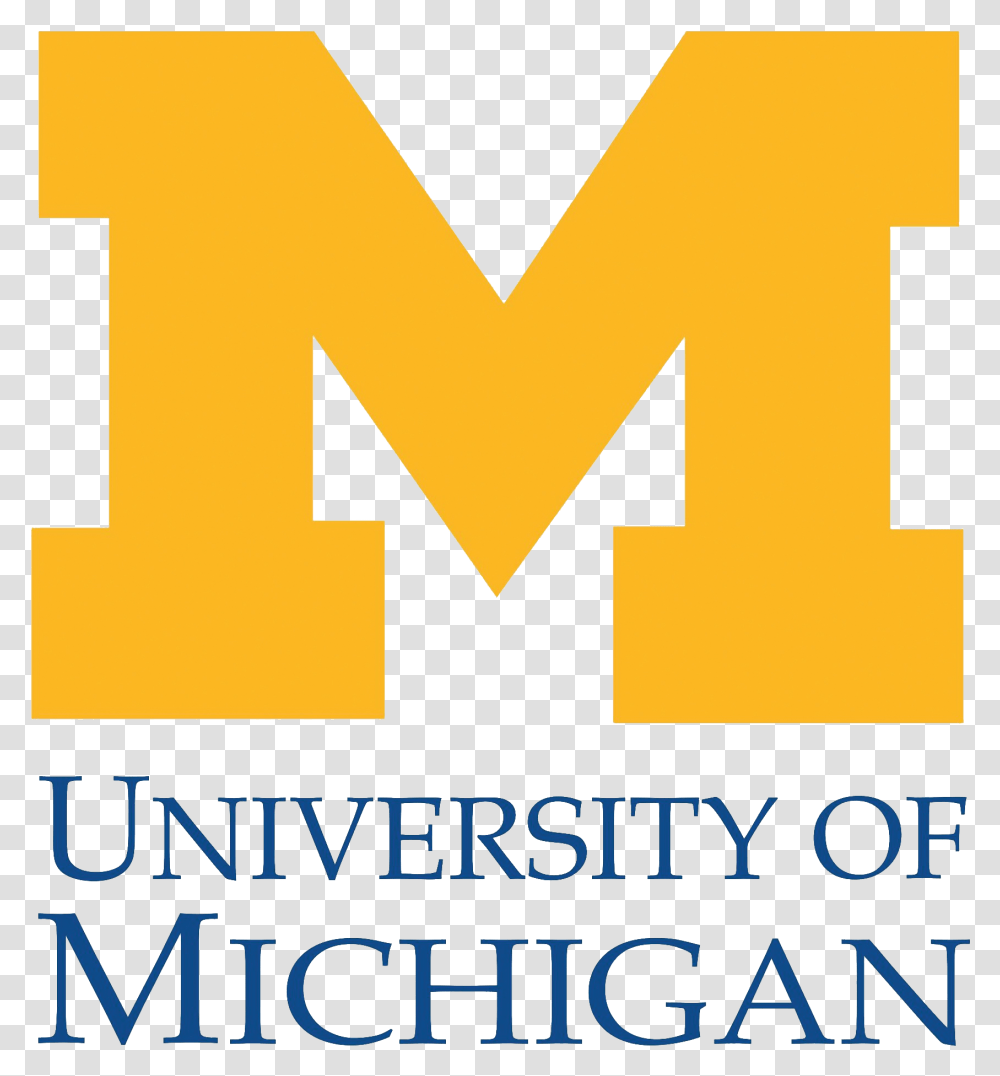 University Of Michigan Logo, Word, Poster, Advertisement Transparent Png