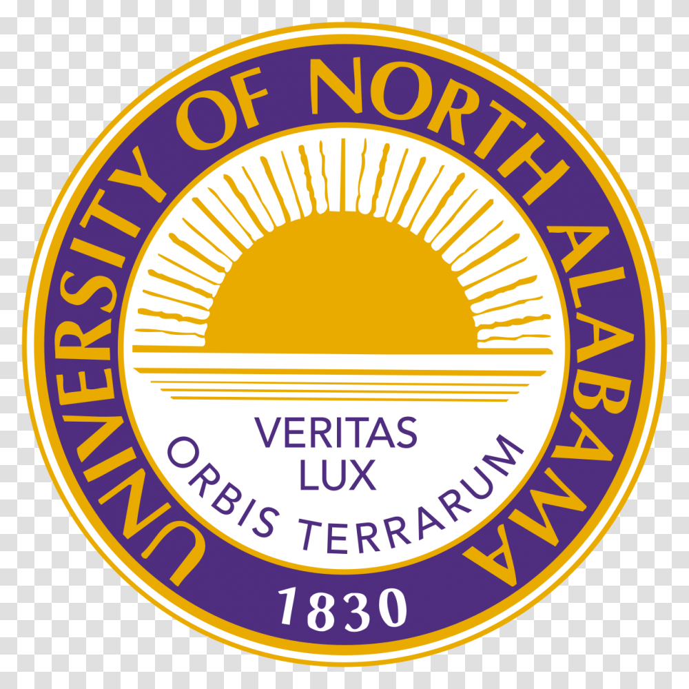 University Of North Alabama Seal, Logo, Label Transparent Png