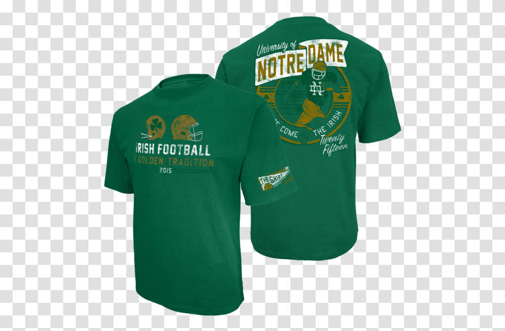 University Of Notre Dame Notre Dame The Shirt 2015, Clothing, Apparel, T-Shirt, Jersey Transparent Png