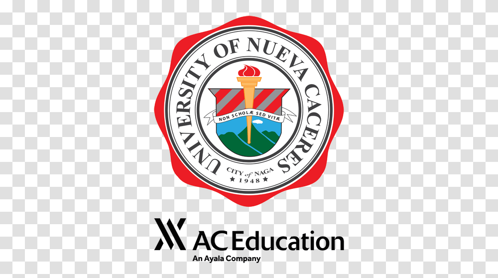 University Of Nueva Caceres Wikipedia University Of Nueva Caceres Logo, Symbol, Trademark, Emblem, Badge Transparent Png