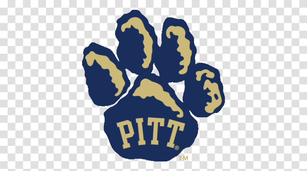 University Of Pittsburgh Panther Logos Logo University Of Pittsburgh At Greensburg, Text, Hand, People, Person Transparent Png