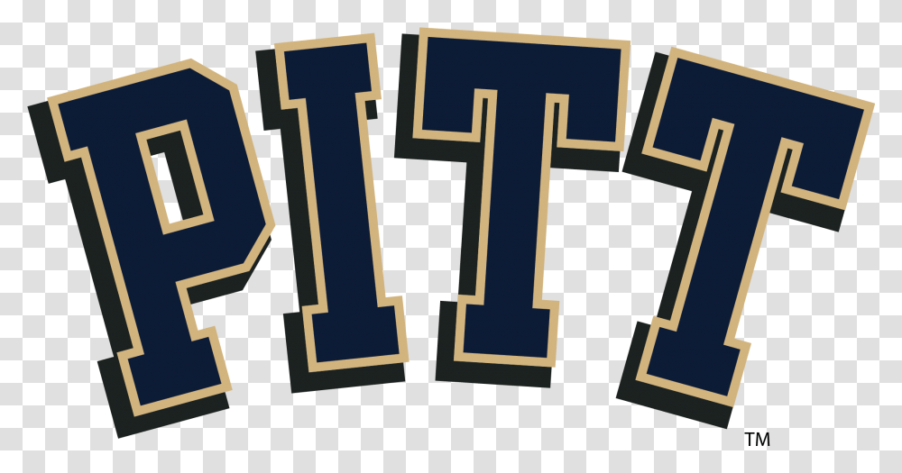 University Of Pittsburgh Pitt Logo No Background, Alphabet, Number Transparent Png