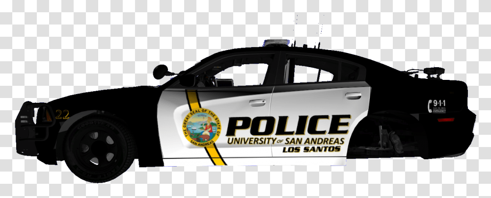 University Of San Andreas Police, Car, Vehicle, Transportation, Police Car Transparent Png