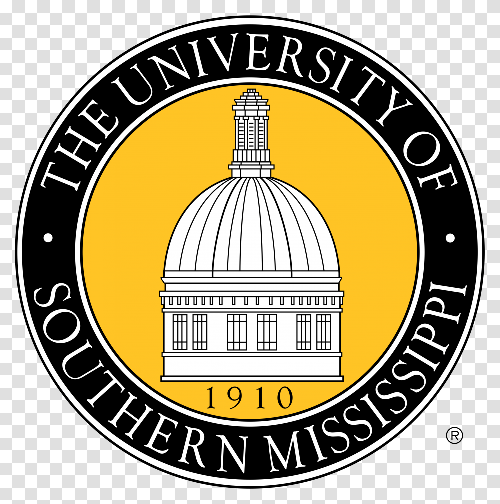 University Of Southern Mississippi, Logo, Dome, Architecture Transparent Png