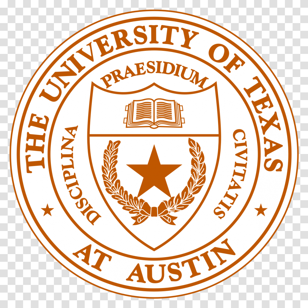 University Of Texas At Austin University Of Texas Austin Seal, Logo, Trademark, Badge Transparent Png