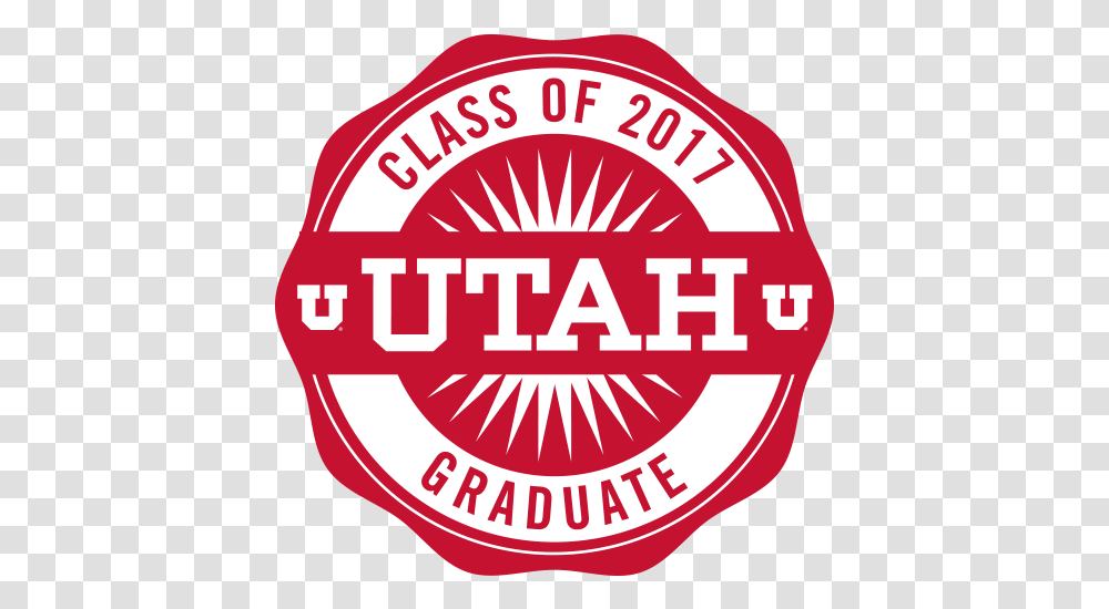 University Of Utah Twitter Downloadable Utahgrad17 Circle, Logo, Symbol, Label, Text Transparent Png