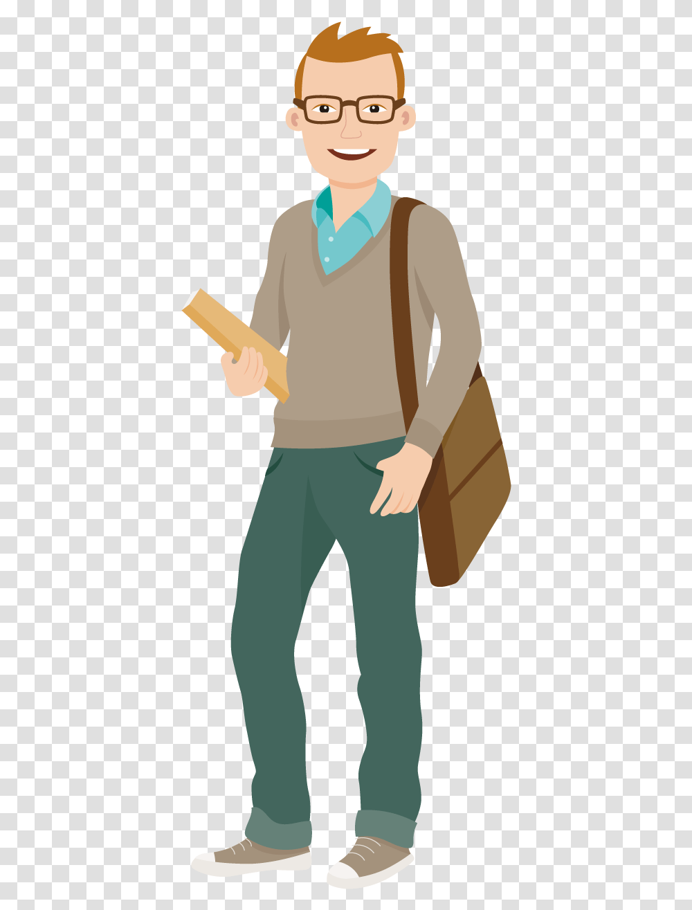 University Student College Clipart College Students Clipart, Person, Sleeve, Clothing, Standing Transparent Png