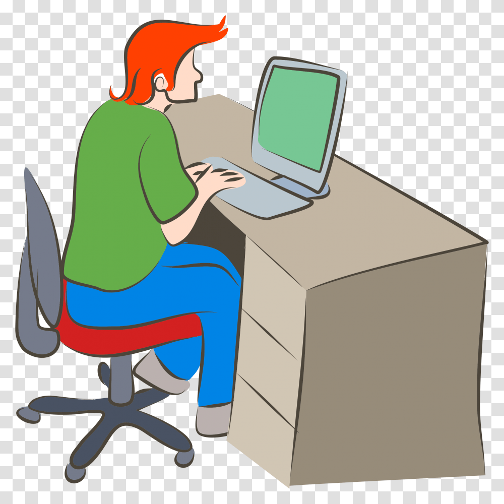 Unknown Clipart I Am, Furniture, Computer, Electronics, Table Transparent Png