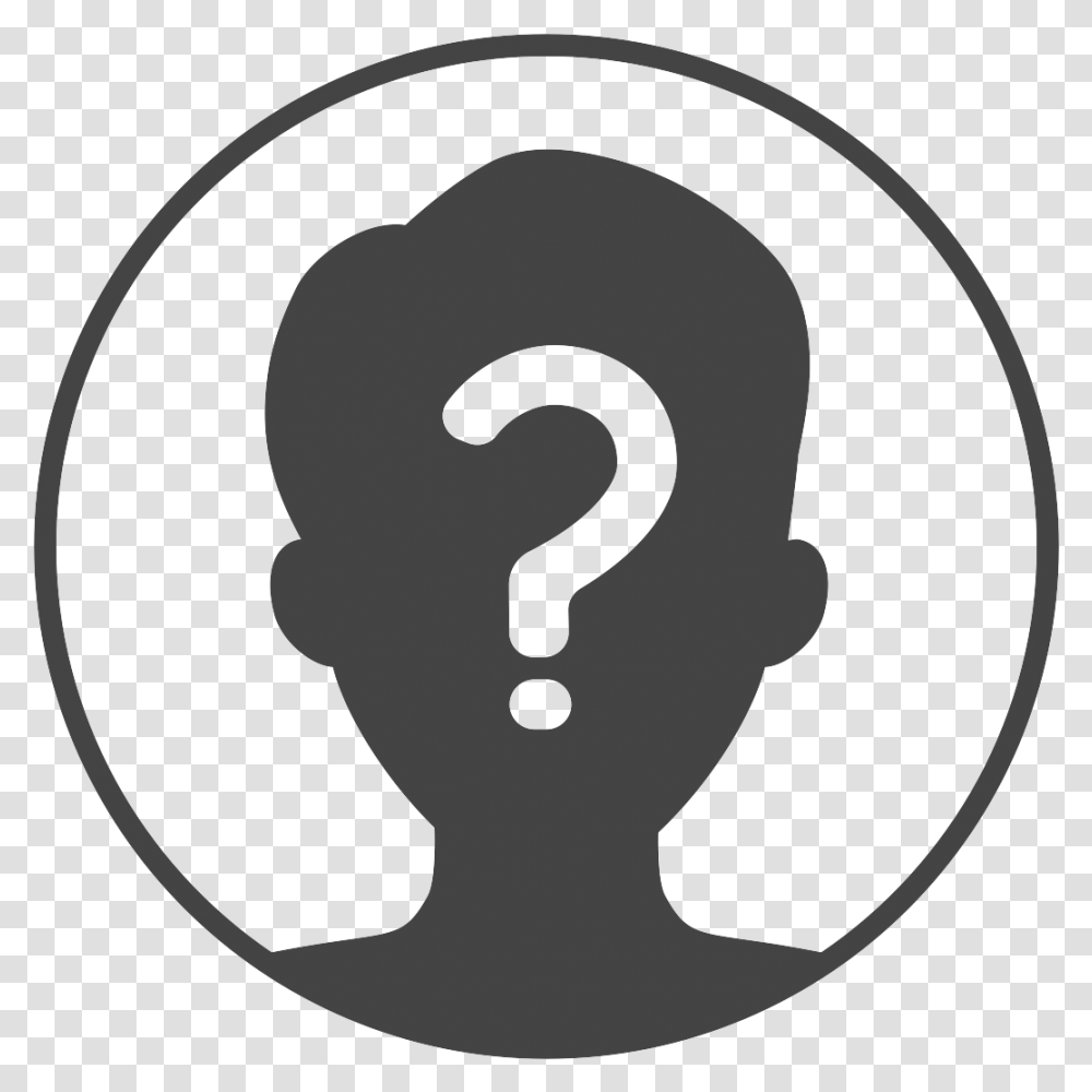 Unknown Person Icon, Number, Ear Transparent Png