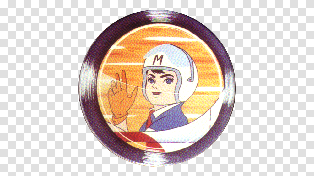 Unknown > Speed Racer Anime Art, Logo, Symbol, Trademark, Person Transparent Png