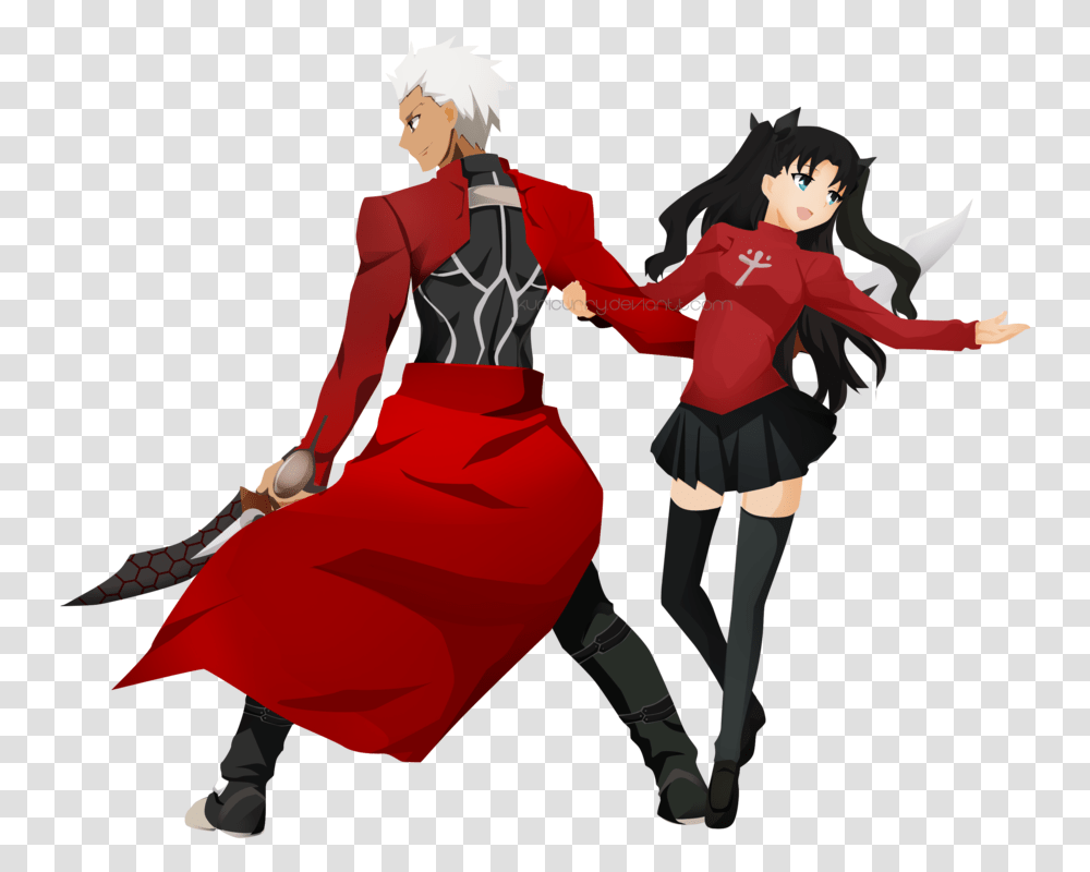 Unlimited Blade Works Photo Mart Anime Transparan Keren, Person, Clothing, Costume, People Transparent Png