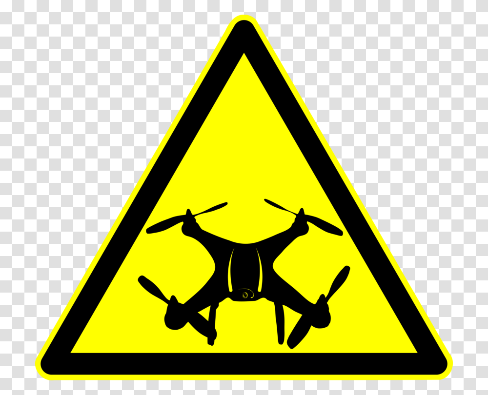 Unmanned Aerial Vehicle General Atomics Mq Reaper Aircraft, Road Sign, Triangle Transparent Png