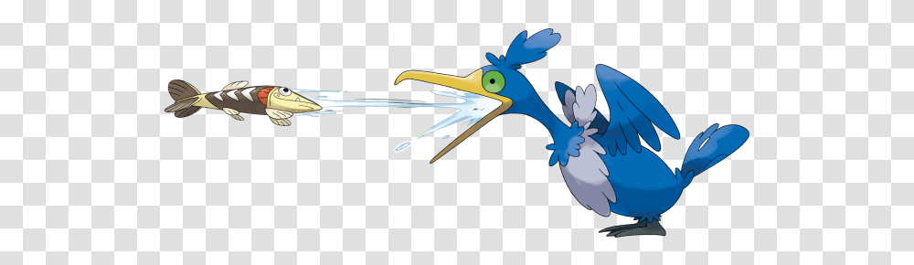 Unnamed Fish Pokemon Pokemon Sword And Shield Pokemon Sword And Shield Cramorant, Bird, Animal, Beak, Airplane Transparent Png