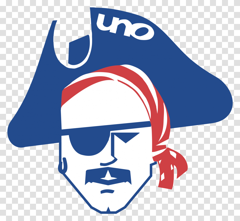 Uno Privateers Logo New Sports, Clothing, Face, Label, Text Transparent Png