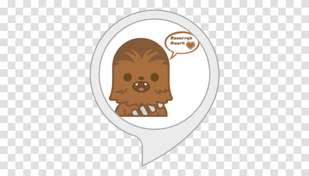 Unofficial Chewbacca Sounds Kawaii Star Wars Chewbacca, Face, Text, Label Transparent Png