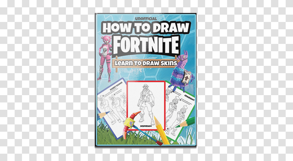 Unofficial How To Draw Fortnite, Bird, Animal, Person, Advertisement Transparent Png