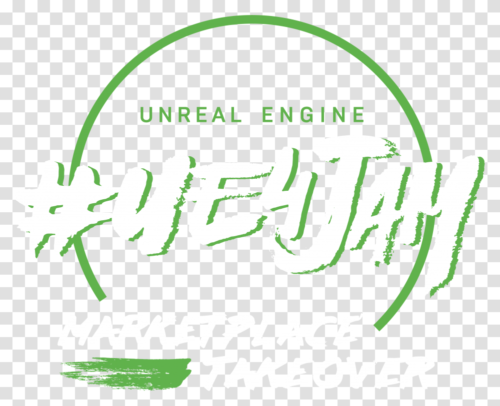 Unreal Engine Spring Jam, Handwriting, Calligraphy, Label Transparent Png