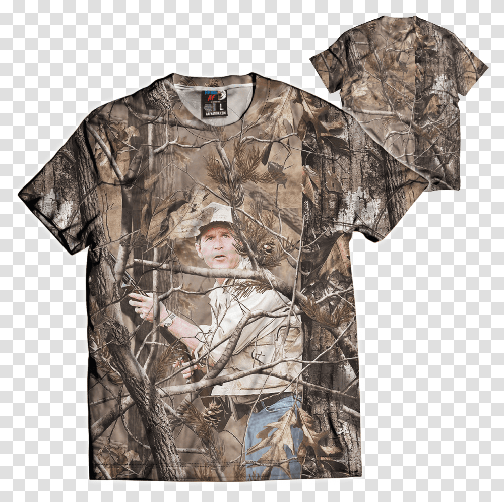 Unreal Tree George Bush American Af Aaf Nation George Bush Shirt, Person, Military, Clothing, Military Uniform Transparent Png