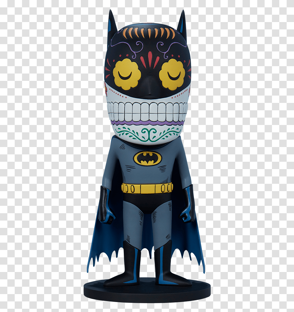 Unruly Industries Batman Calavera Designer Toy Batman Calavera, Label, Robot Transparent Png