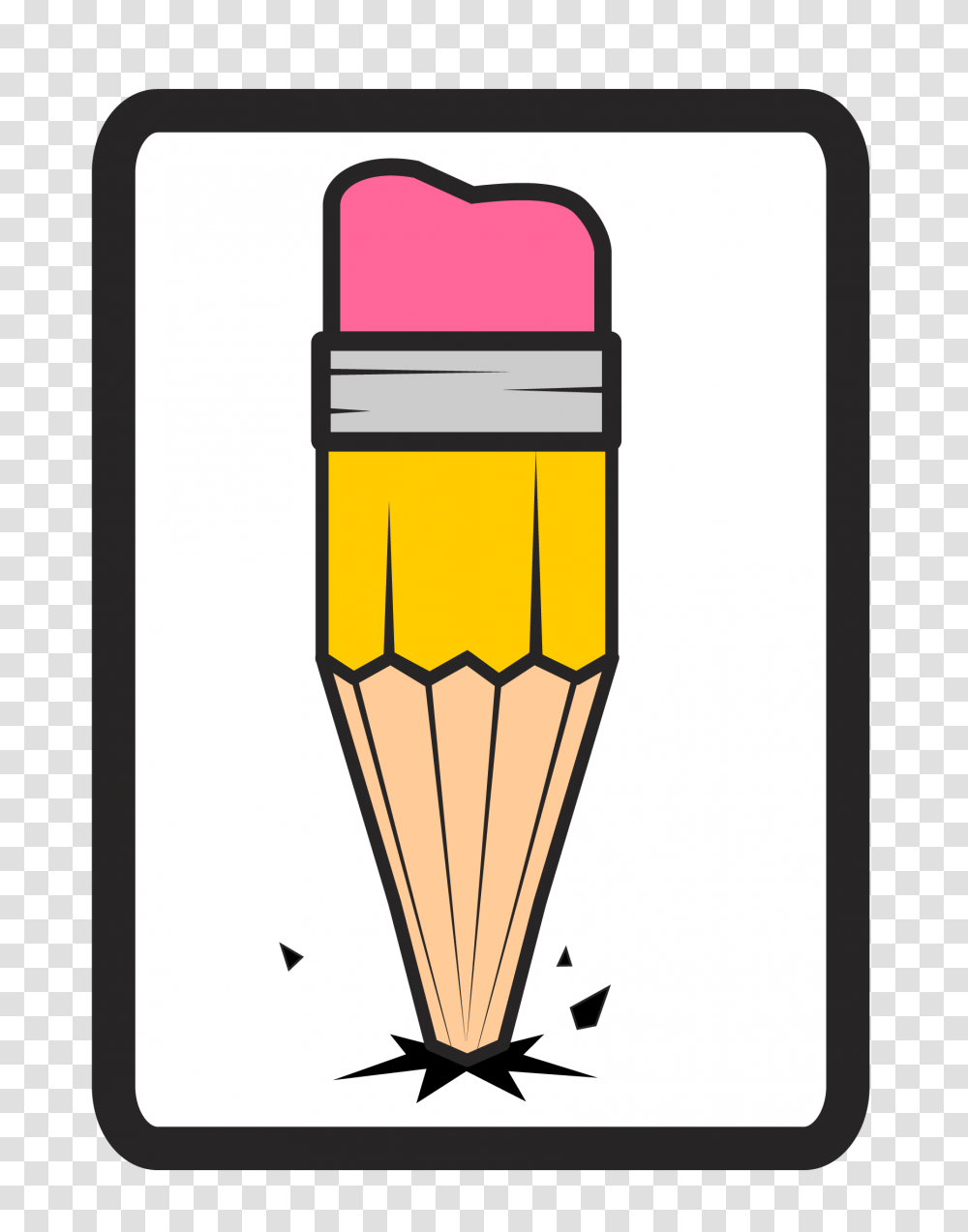 Unruly Pencil A Place Where You Big Ideas Can Get Sharpened, Rubber Eraser Transparent Png