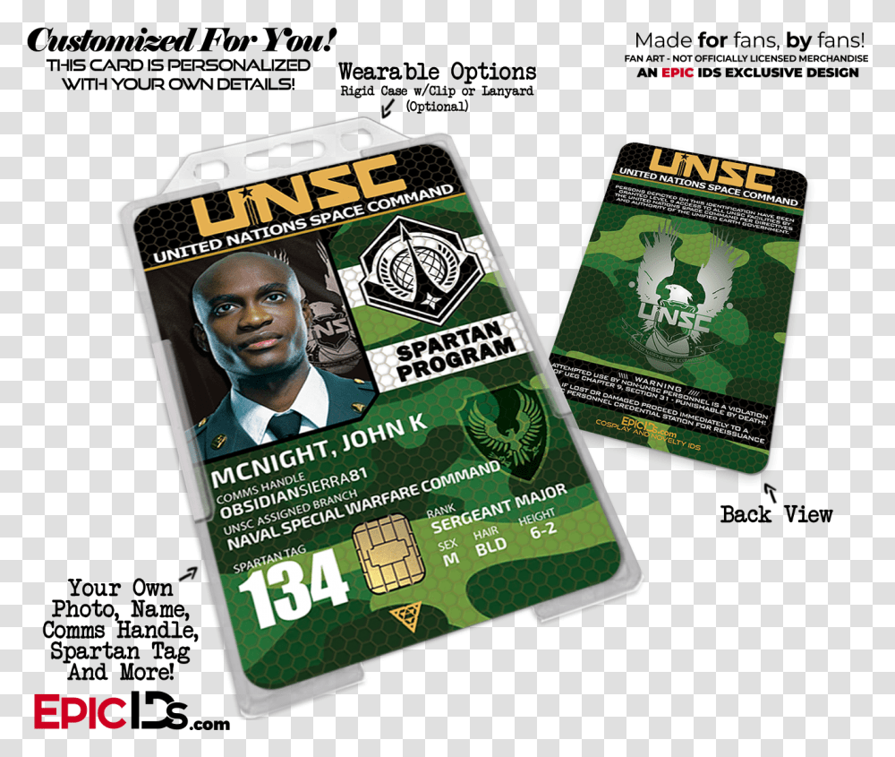 Unsc Halo United Nations Space Command Spartans Cosplay Shield Nick Fury Id, Label, Person, Human Transparent Png