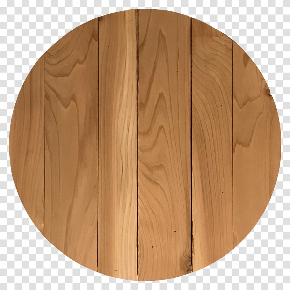 Unstained Round Cedar Wood Blank Plywood, Tabletop, Furniture, Tent, Hardwood Transparent Png
