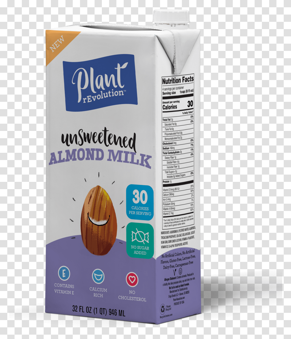 Unsweetened Almond Milk, Food, Plant, Nut, Vegetable Transparent Png