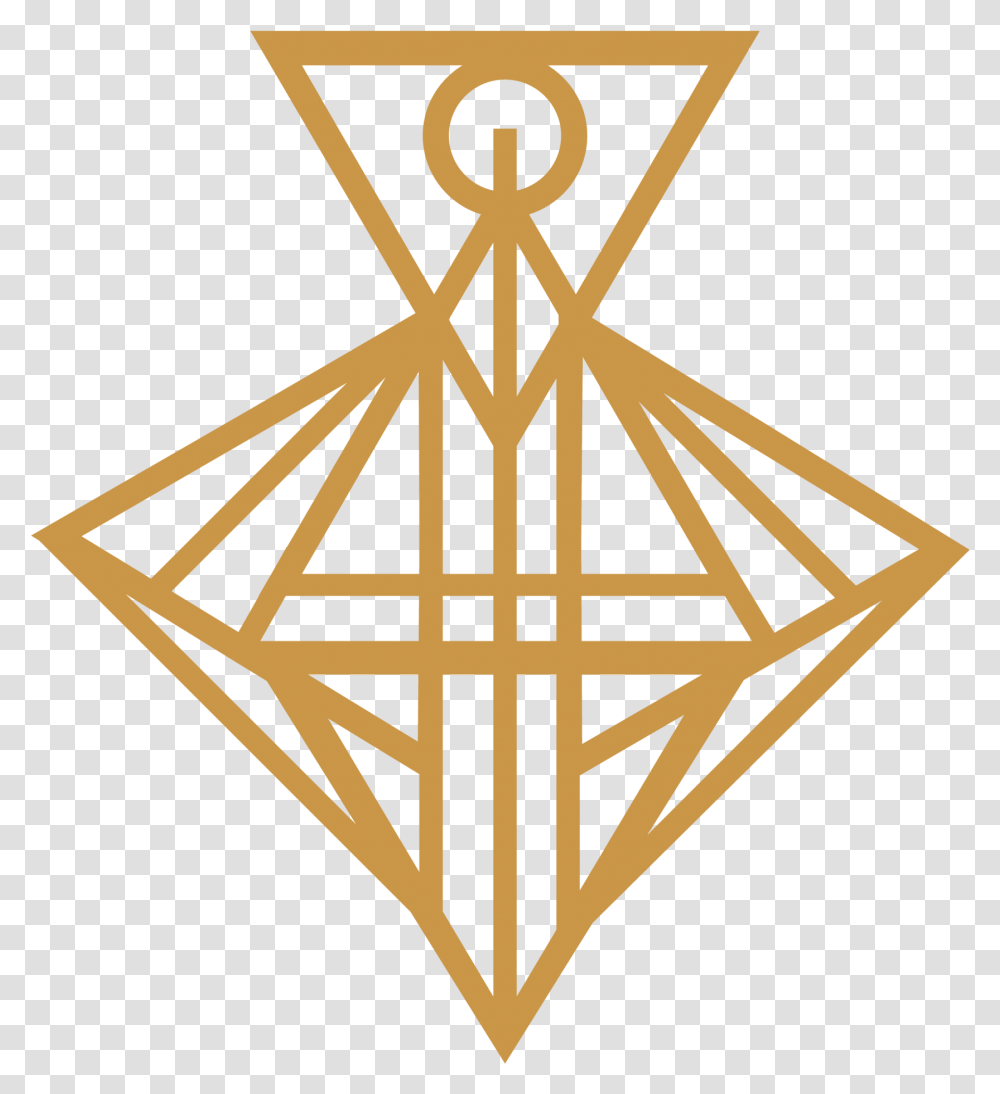 Untamed Empire Logo Triangle, Star Symbol, Emblem Transparent Png
